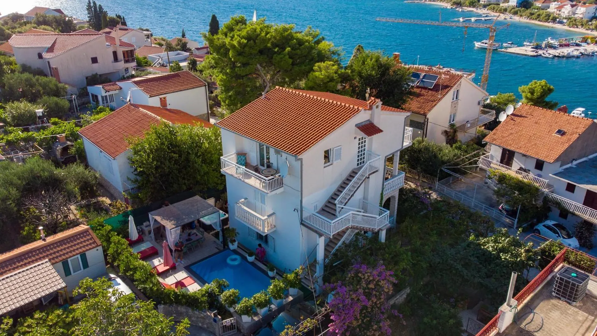 Villa Danijela With Heated Pool,Jacuzzi And Sauna Seget Vranjica Croatia