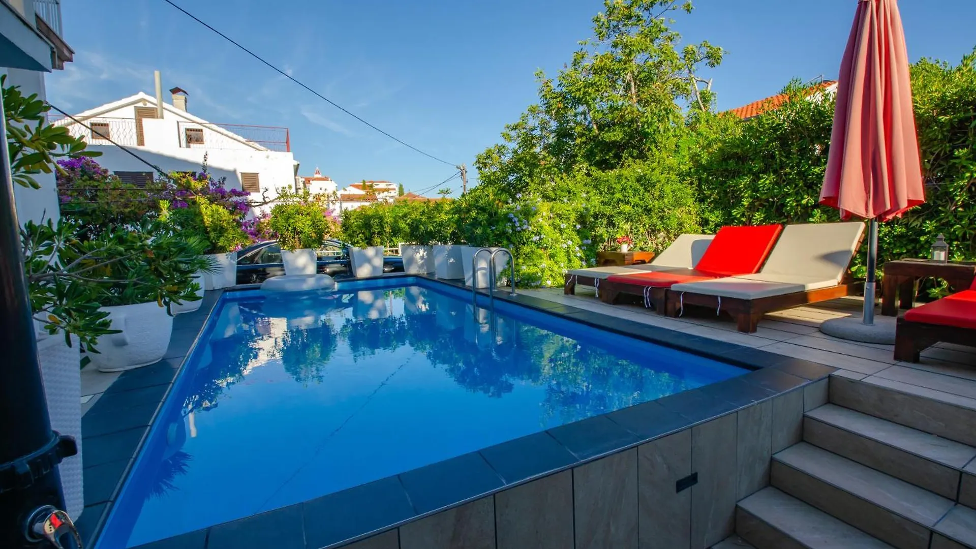 Villa Danijela With Heated Pool,Jacuzzi And Sauna Seget Vranjica 0*,